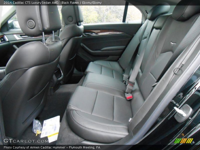 Black Raven / Ebony/Ebony 2014 Cadillac CTS Luxury Sedan AWD