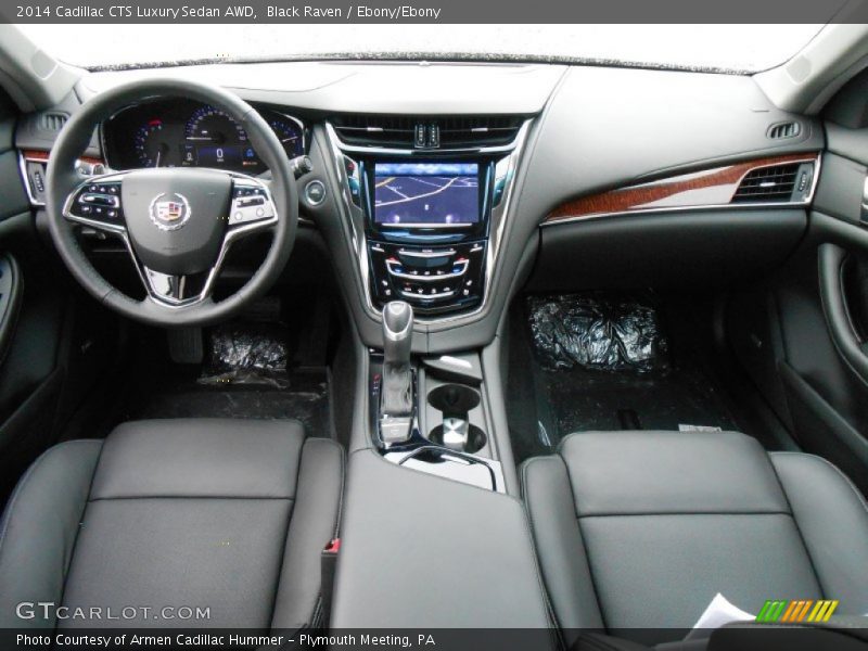 Black Raven / Ebony/Ebony 2014 Cadillac CTS Luxury Sedan AWD