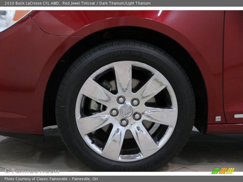 Red Jewel Tintcoat / Dark Titanium/Light Titanium 2010 Buick LaCrosse CXL AWD