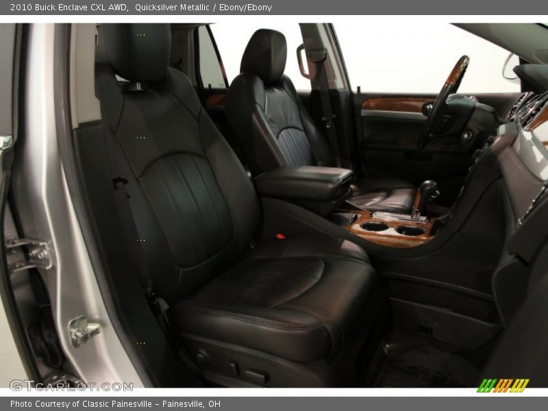 Quicksilver Metallic / Ebony/Ebony 2010 Buick Enclave CXL AWD