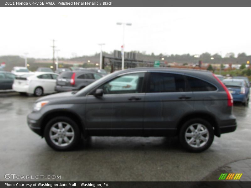 Polished Metal Metallic / Black 2011 Honda CR-V SE 4WD