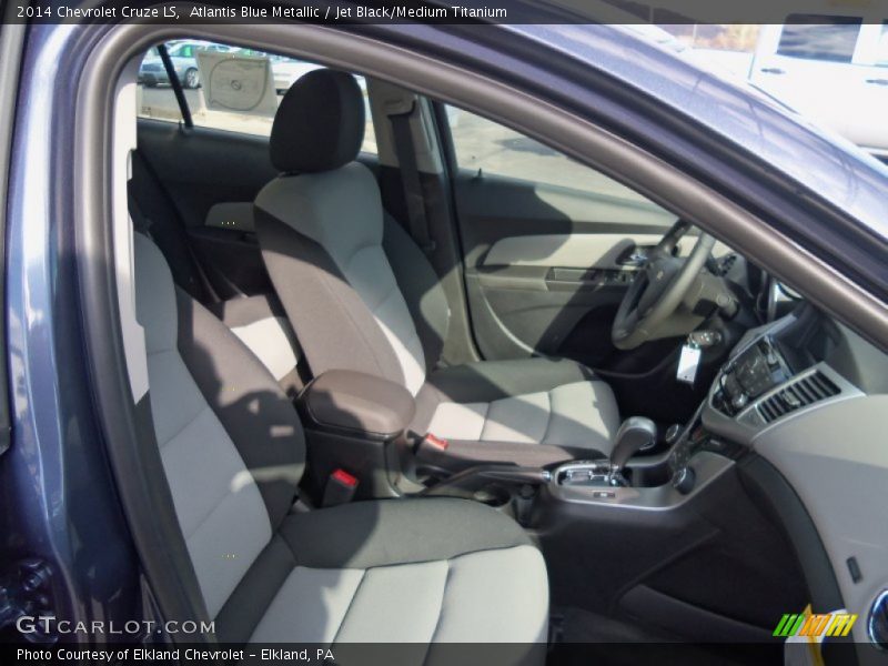 Atlantis Blue Metallic / Jet Black/Medium Titanium 2014 Chevrolet Cruze LS