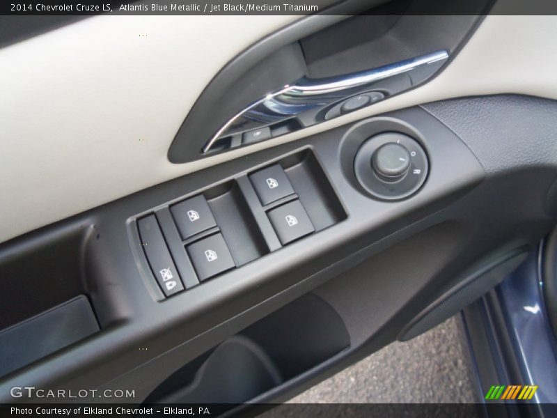 Atlantis Blue Metallic / Jet Black/Medium Titanium 2014 Chevrolet Cruze LS