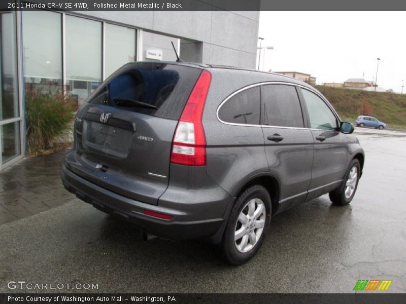 Polished Metal Metallic / Black 2011 Honda CR-V SE 4WD