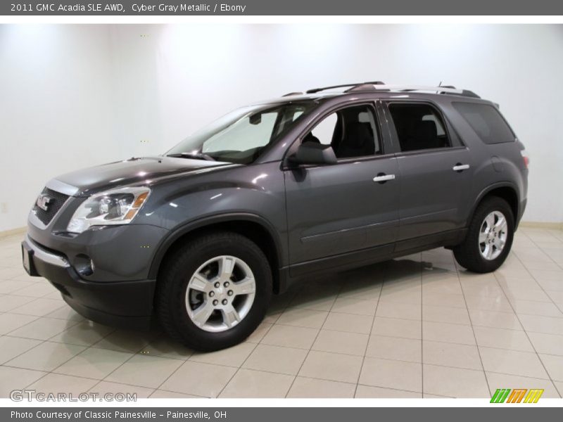 Cyber Gray Metallic / Ebony 2011 GMC Acadia SLE AWD