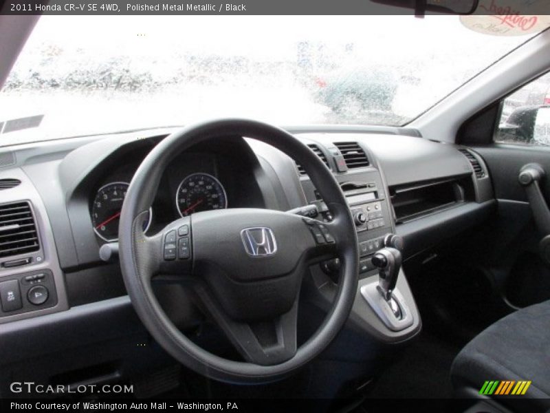 Polished Metal Metallic / Black 2011 Honda CR-V SE 4WD