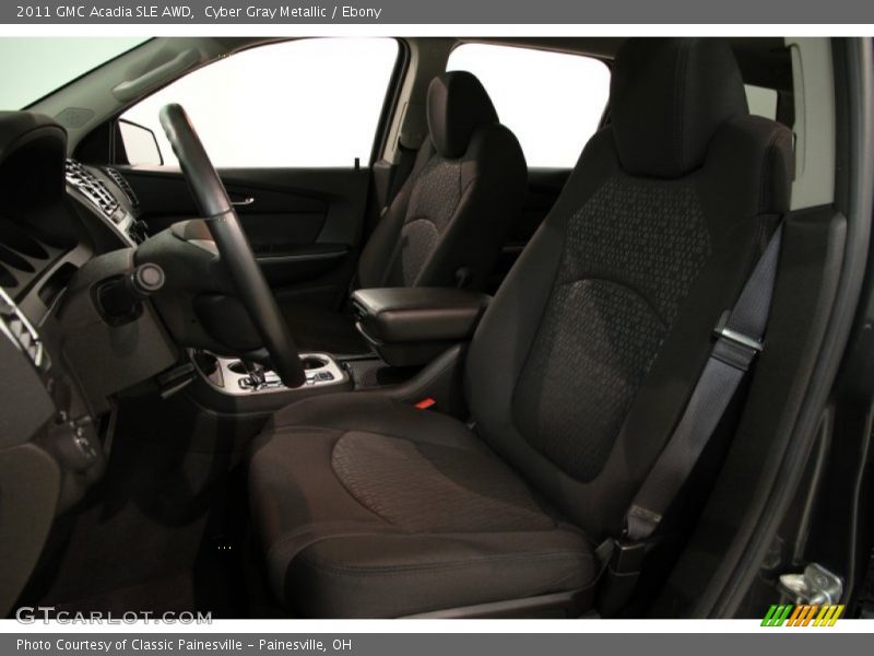 Cyber Gray Metallic / Ebony 2011 GMC Acadia SLE AWD