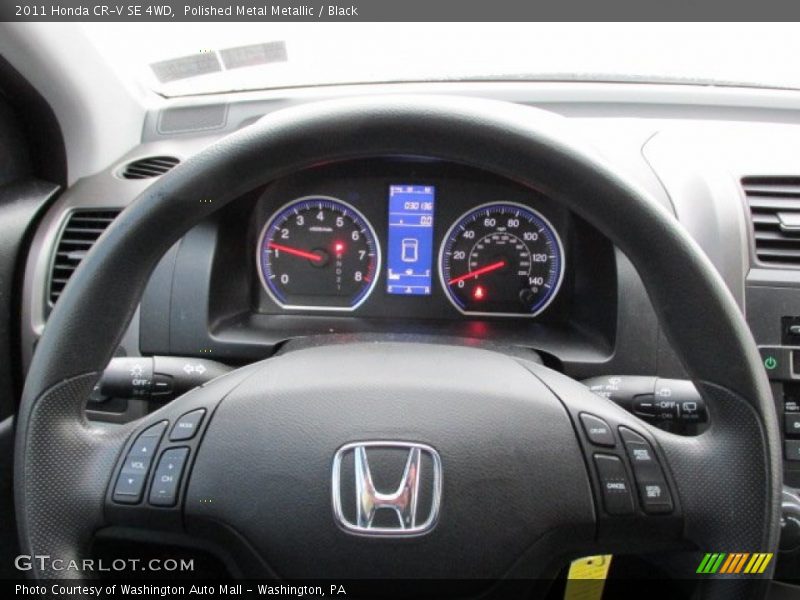 Polished Metal Metallic / Black 2011 Honda CR-V SE 4WD