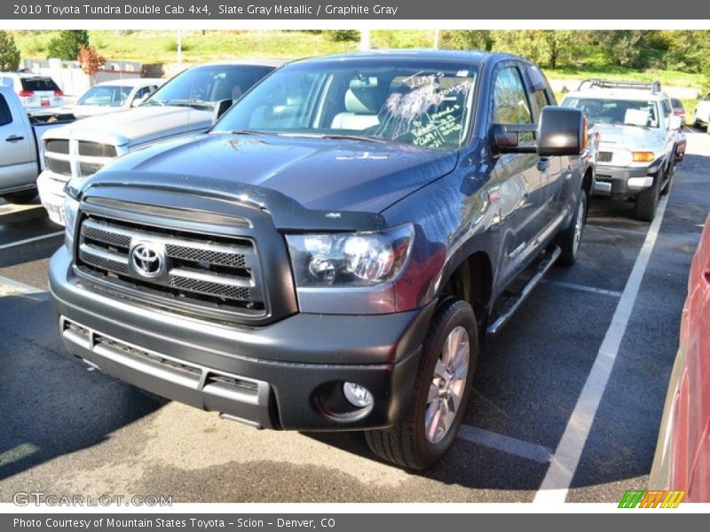 Slate Gray Metallic / Graphite Gray 2010 Toyota Tundra Double Cab 4x4