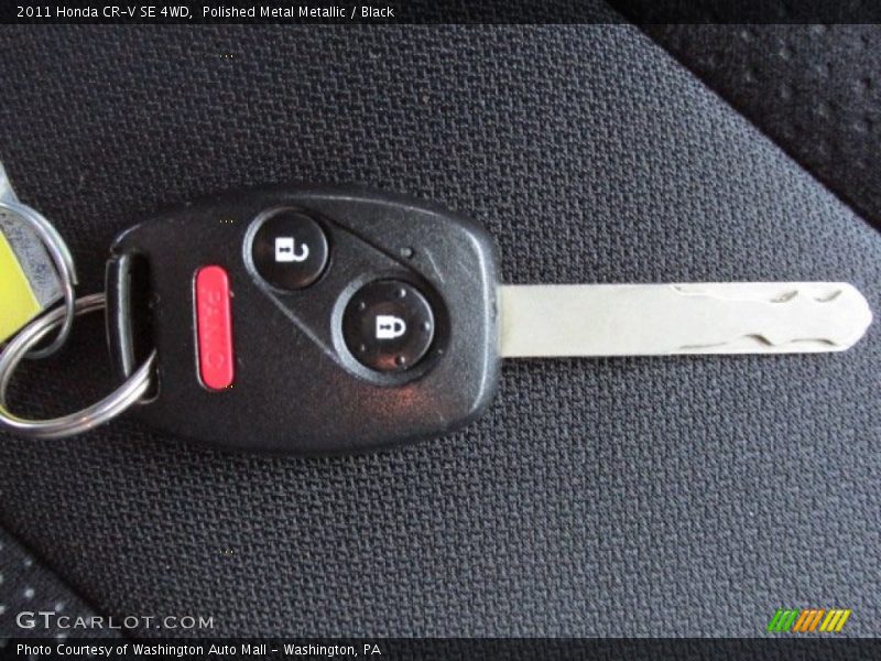 Polished Metal Metallic / Black 2011 Honda CR-V SE 4WD