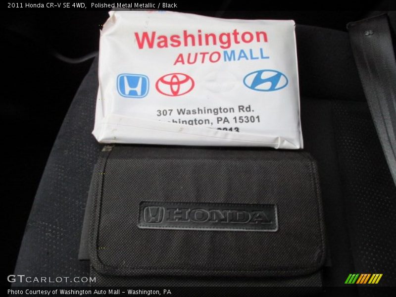 Polished Metal Metallic / Black 2011 Honda CR-V SE 4WD