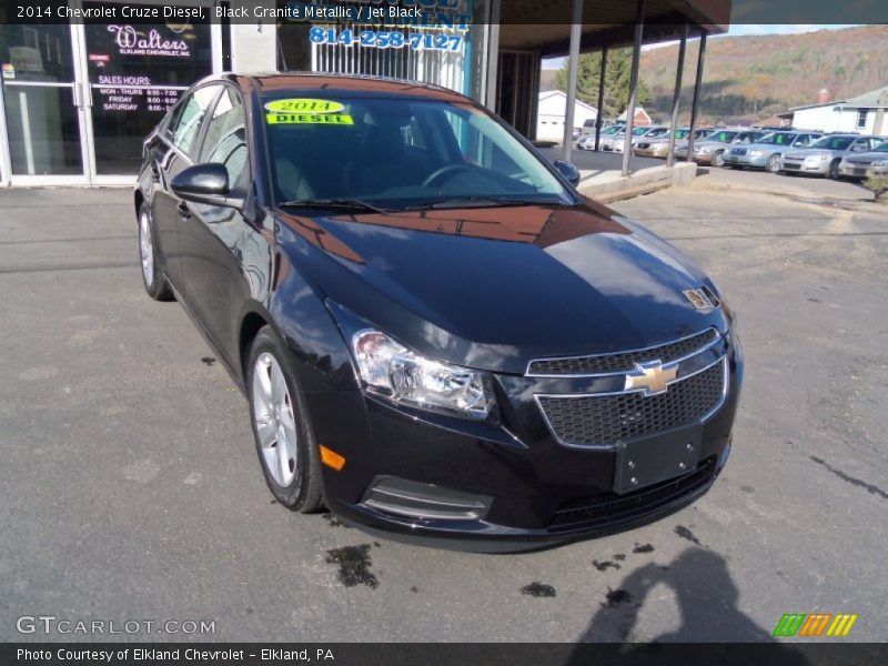 Black Granite Metallic / Jet Black 2014 Chevrolet Cruze Diesel