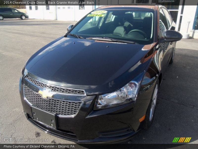 Black Granite Metallic / Jet Black 2014 Chevrolet Cruze Diesel