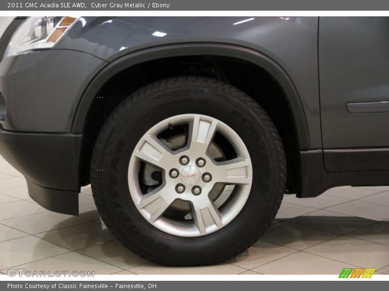 Cyber Gray Metallic / Ebony 2011 GMC Acadia SLE AWD