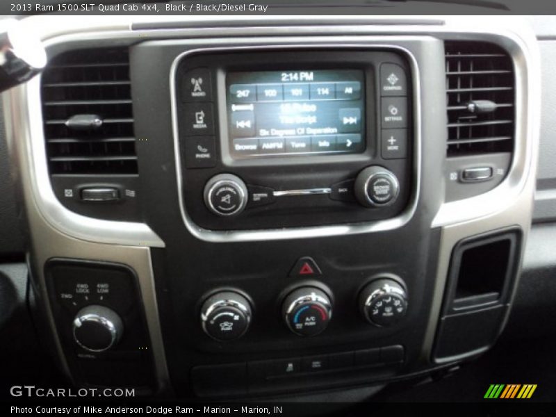 Black / Black/Diesel Gray 2013 Ram 1500 SLT Quad Cab 4x4
