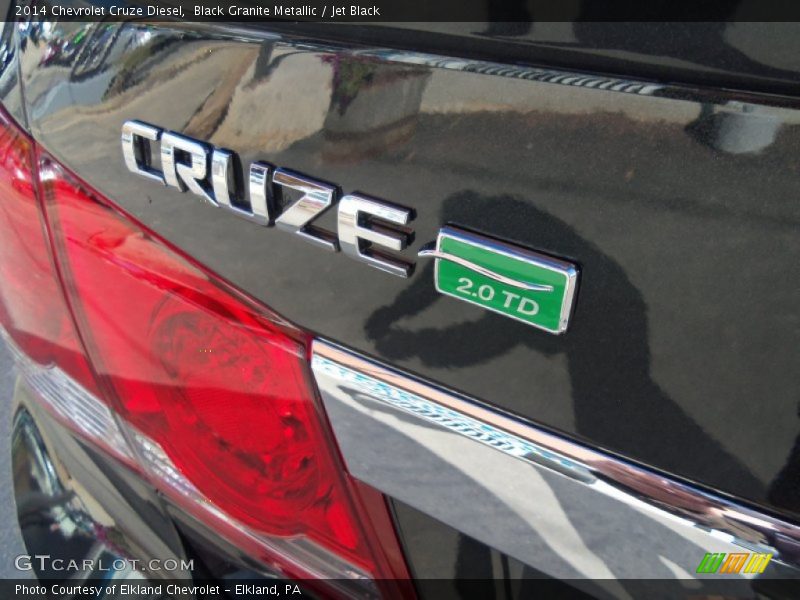 Black Granite Metallic / Jet Black 2014 Chevrolet Cruze Diesel