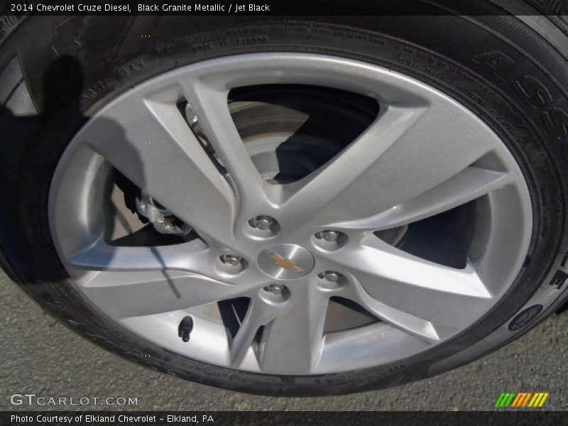 Black Granite Metallic / Jet Black 2014 Chevrolet Cruze Diesel