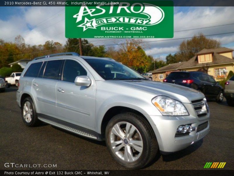 Iridium Silver Metallic / Black 2010 Mercedes-Benz GL 450 4Matic