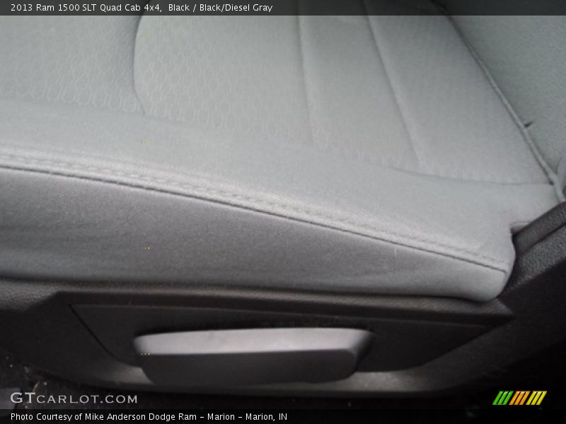 Black / Black/Diesel Gray 2013 Ram 1500 SLT Quad Cab 4x4