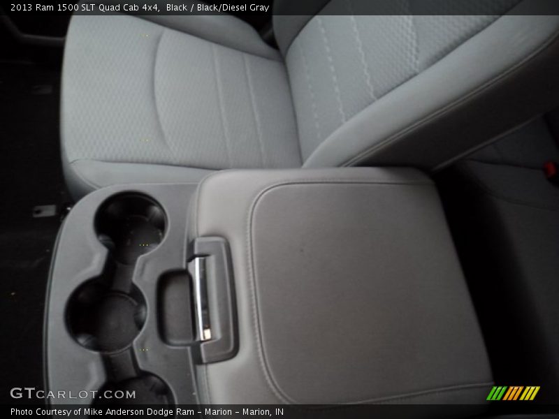 Black / Black/Diesel Gray 2013 Ram 1500 SLT Quad Cab 4x4