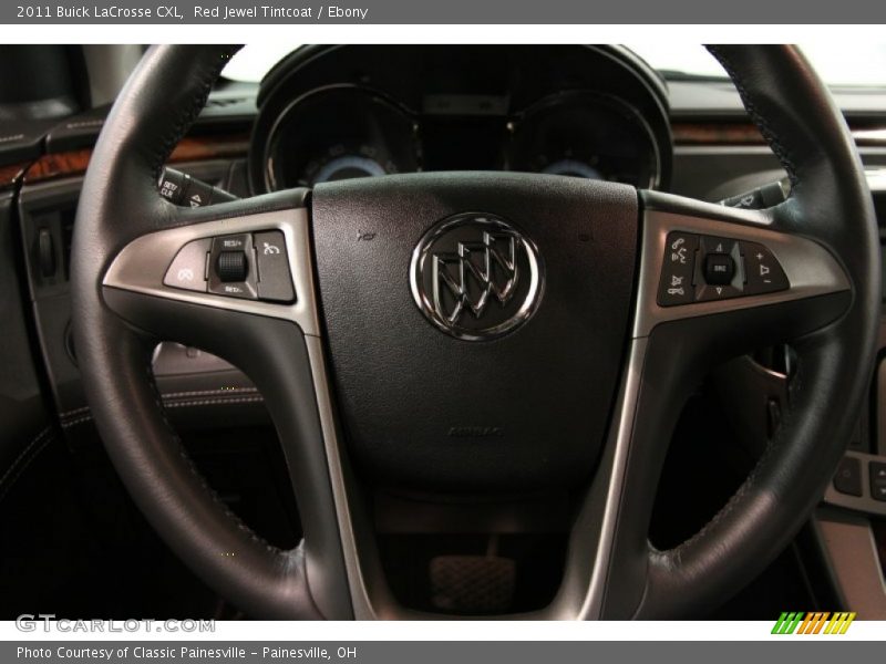 Red Jewel Tintcoat / Ebony 2011 Buick LaCrosse CXL