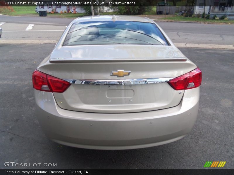 Champagne Silver Metallic / Jet Black/Brownstone 2014 Chevrolet Impala LT