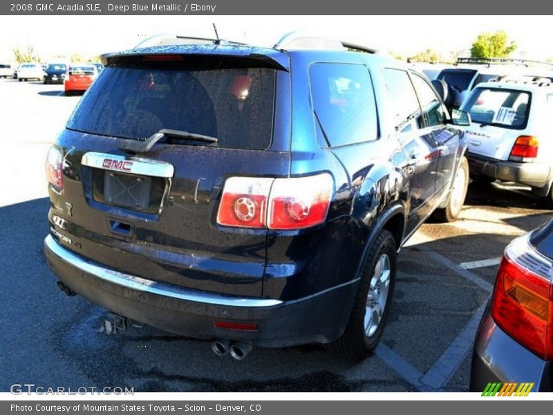 Deep Blue Metallic / Ebony 2008 GMC Acadia SLE