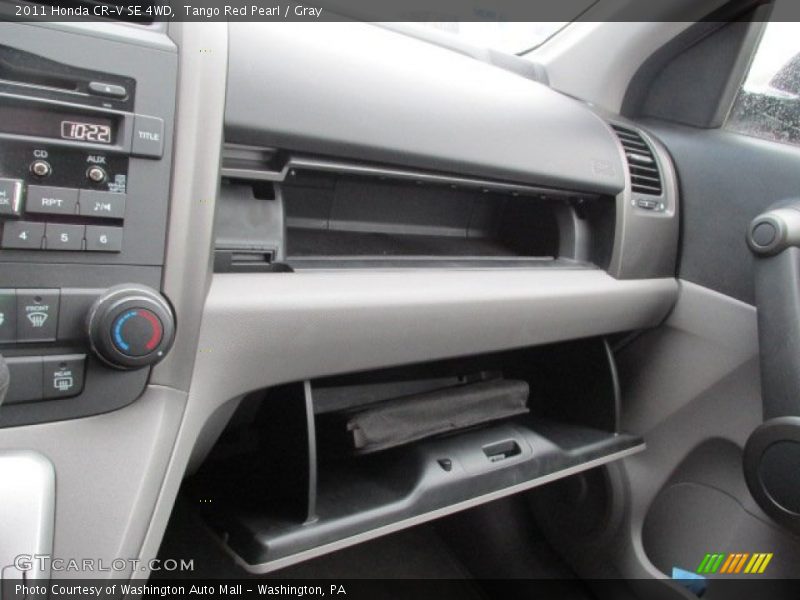 Tango Red Pearl / Gray 2011 Honda CR-V SE 4WD