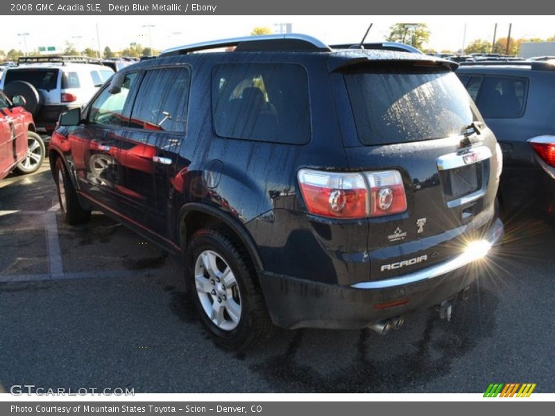 Deep Blue Metallic / Ebony 2008 GMC Acadia SLE