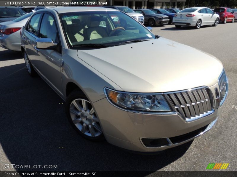 Smoke Stone Metallic / Light Camel 2010 Lincoln MKZ FWD