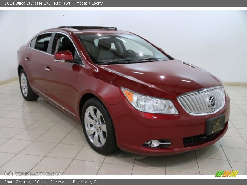 Red Jewel Tintcoat / Ebony 2011 Buick LaCrosse CXL