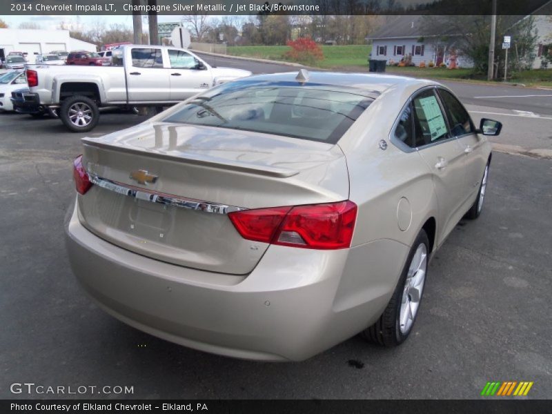 Champagne Silver Metallic / Jet Black/Brownstone 2014 Chevrolet Impala LT