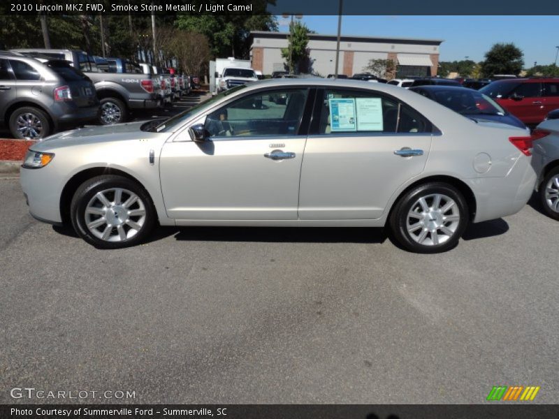 Smoke Stone Metallic / Light Camel 2010 Lincoln MKZ FWD