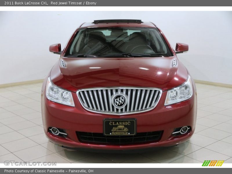 Red Jewel Tintcoat / Ebony 2011 Buick LaCrosse CXL