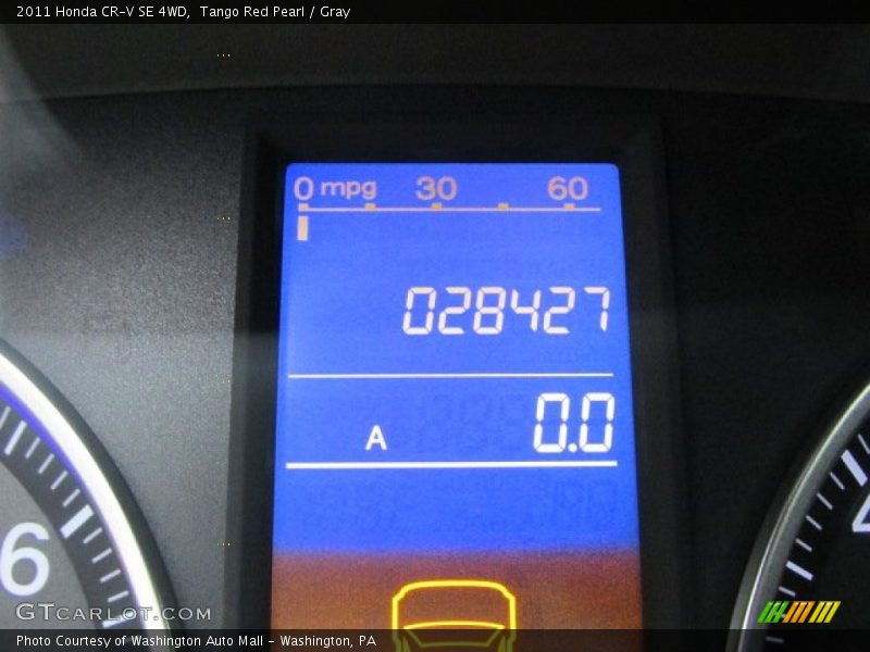 Tango Red Pearl / Gray 2011 Honda CR-V SE 4WD