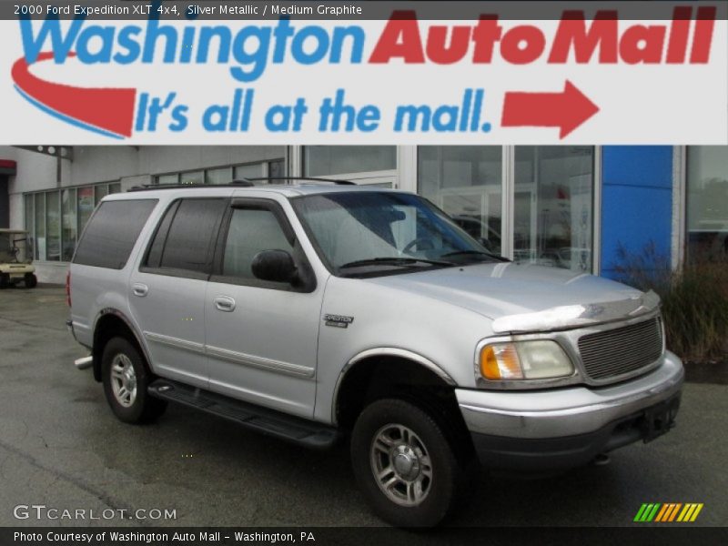 Silver Metallic / Medium Graphite 2000 Ford Expedition XLT 4x4