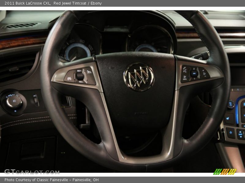 Red Jewel Tintcoat / Ebony 2011 Buick LaCrosse CXL