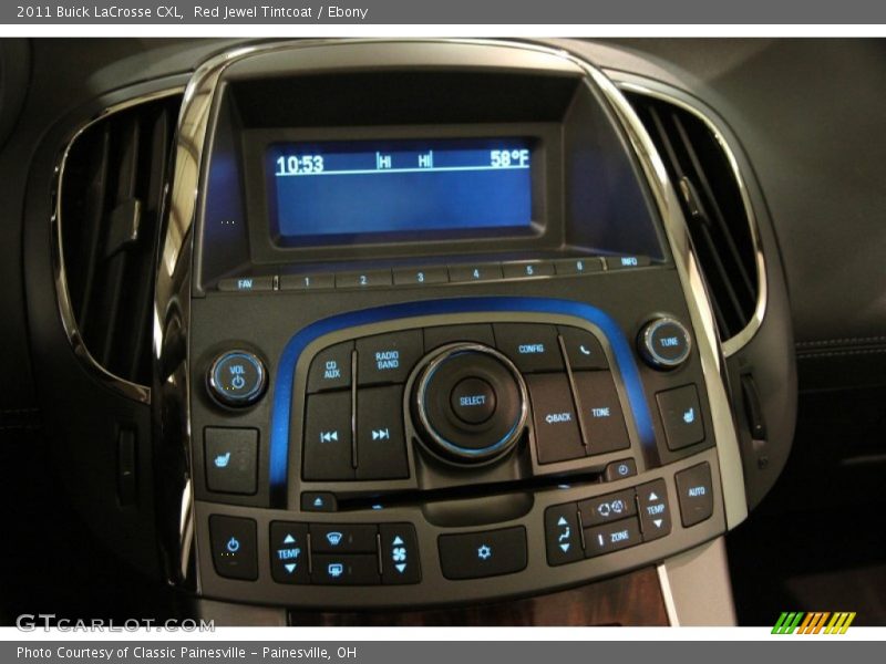 Red Jewel Tintcoat / Ebony 2011 Buick LaCrosse CXL
