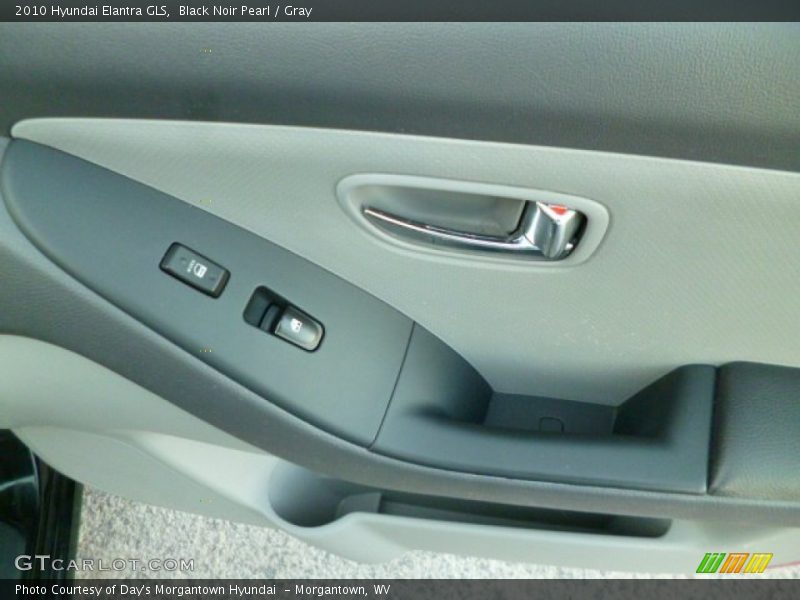 Black Noir Pearl / Gray 2010 Hyundai Elantra GLS
