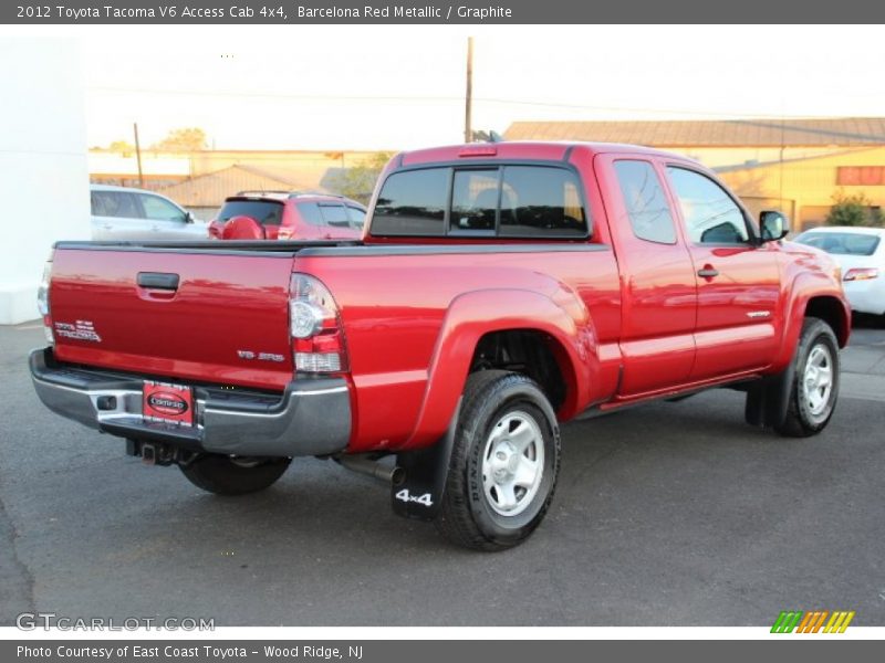 Barcelona Red Metallic / Graphite 2012 Toyota Tacoma V6 Access Cab 4x4