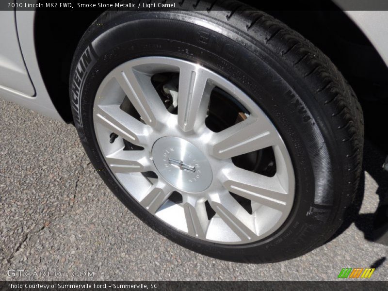 Smoke Stone Metallic / Light Camel 2010 Lincoln MKZ FWD