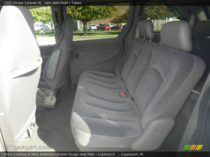 Satin Jade Pearl / Taupe 2003 Dodge Caravan SE