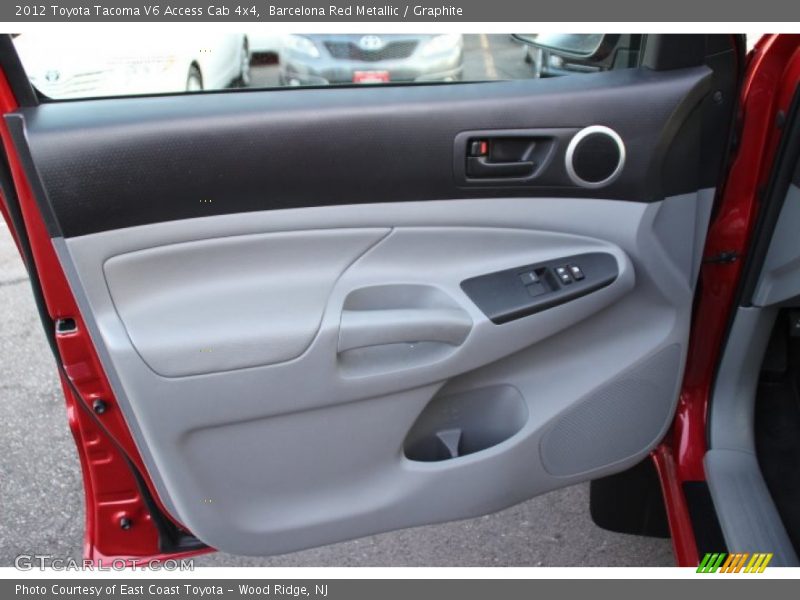 Barcelona Red Metallic / Graphite 2012 Toyota Tacoma V6 Access Cab 4x4