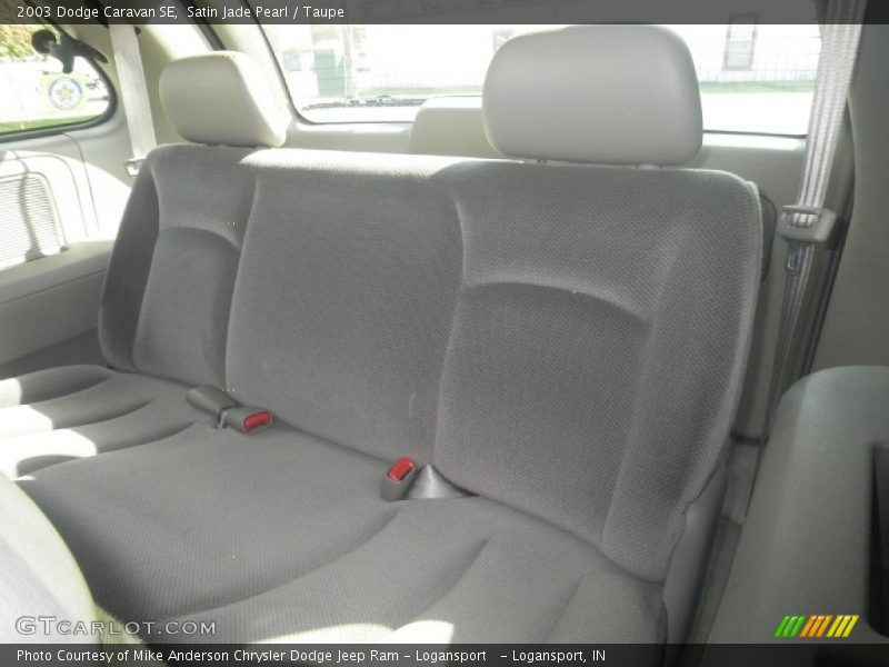 Satin Jade Pearl / Taupe 2003 Dodge Caravan SE