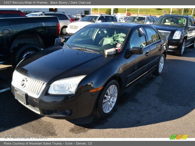 Black Ebony / Dark Charcoal 2007 Mercury Milan I4 Premier