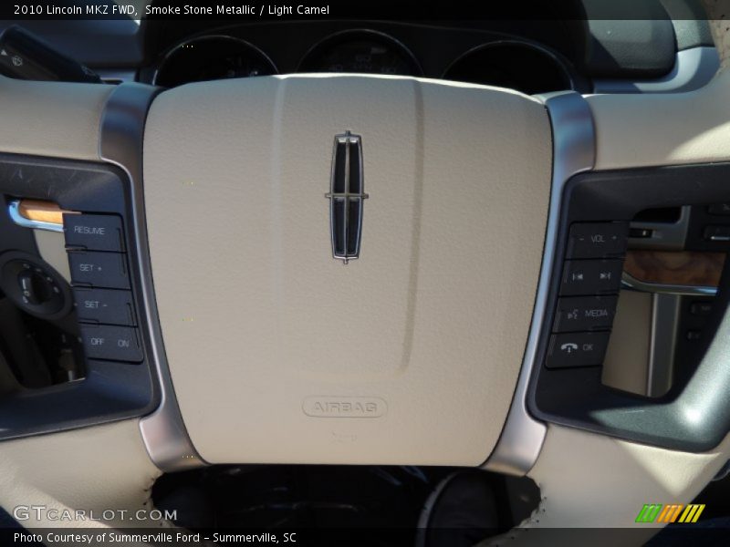 Smoke Stone Metallic / Light Camel 2010 Lincoln MKZ FWD