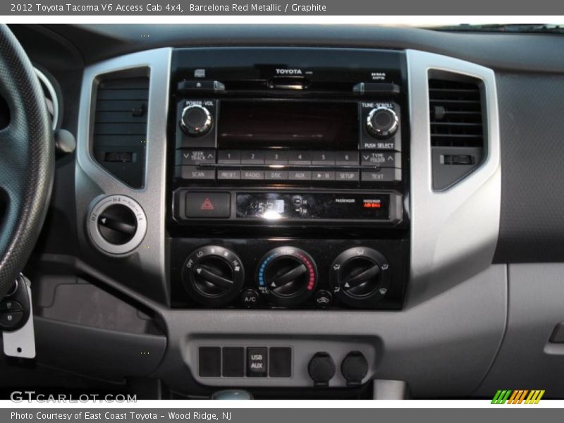 Barcelona Red Metallic / Graphite 2012 Toyota Tacoma V6 Access Cab 4x4