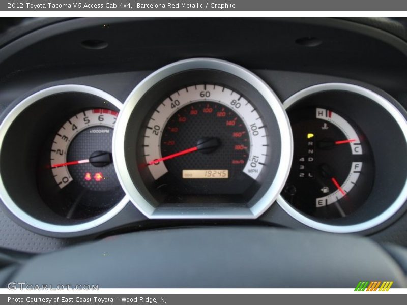 Barcelona Red Metallic / Graphite 2012 Toyota Tacoma V6 Access Cab 4x4