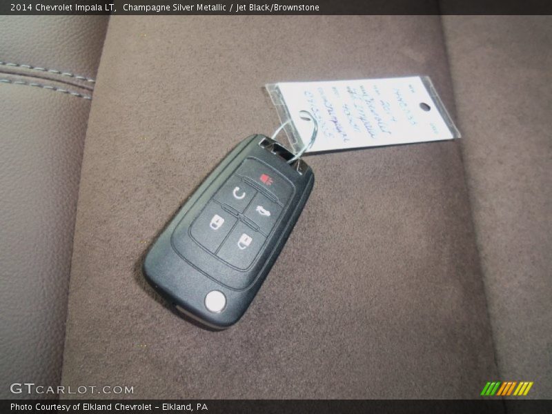 Champagne Silver Metallic / Jet Black/Brownstone 2014 Chevrolet Impala LT