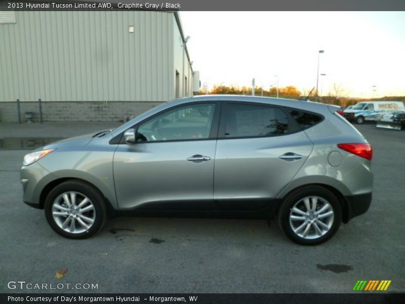 Graphite Gray / Black 2013 Hyundai Tucson Limited AWD